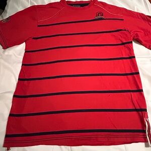 COOGI Red and Black Crewneck T-Shirt
